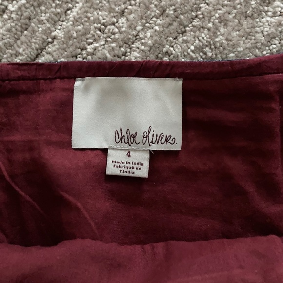 Colorful striped mini skirt size 4 - Picture 3 of 3